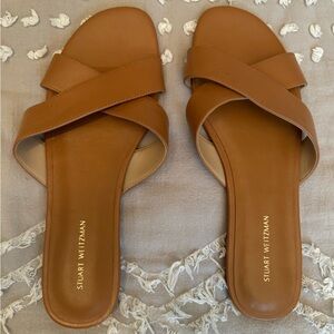 Stuart Weitzman tan sandals